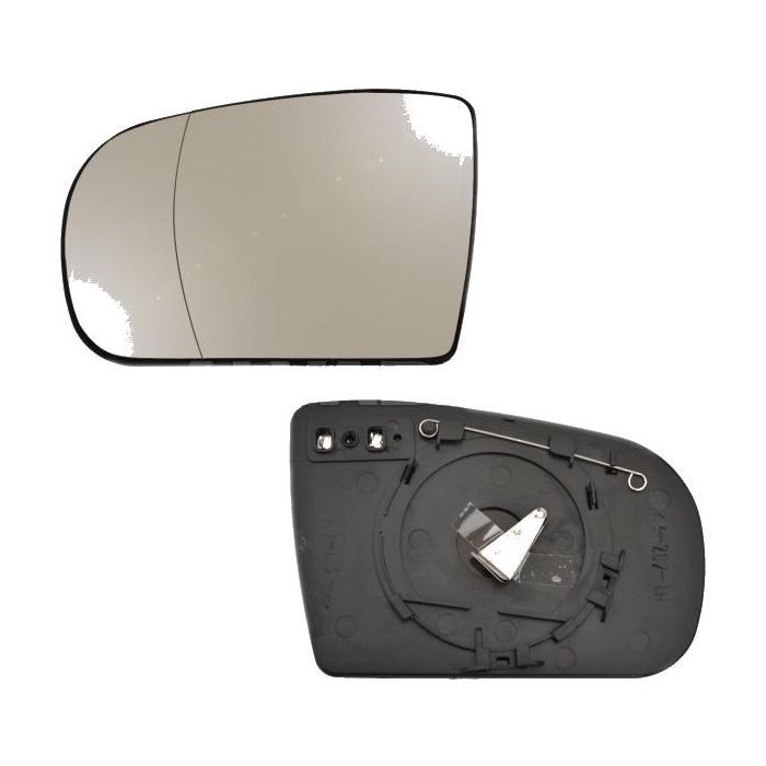 Geam oglinda Mercedes Clasa E (W210) 06.1995-03.2003 partea stanga View Max crom asferica cu incalzire