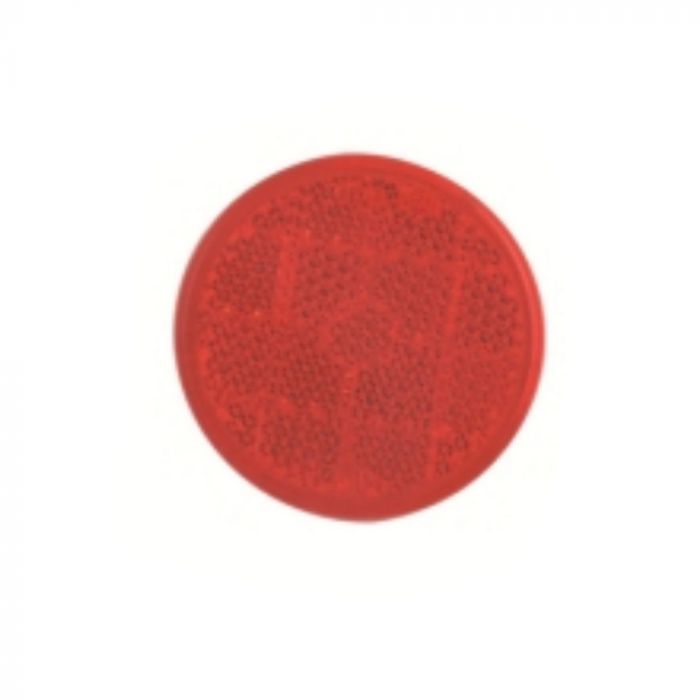 Catadioptru reflectorizant rotund rosu universal BestAutoVest, fixare cu surub, 84 mm , 1 buc.