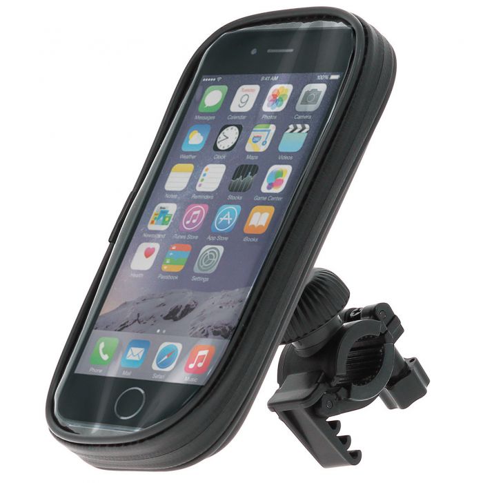 Suport telefon pentru bicicleta Pulse Pro L size 70x140mm , fixare ghidon , rezistent la apa