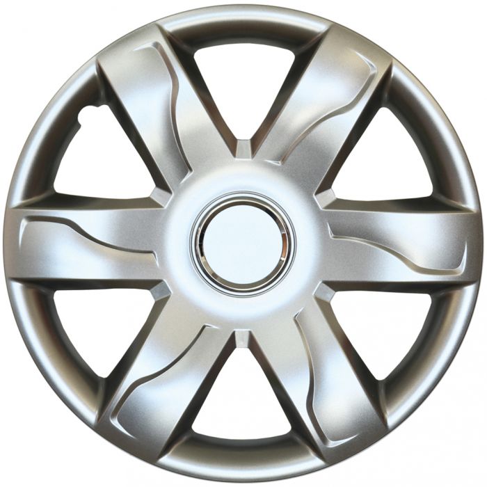 Set capace roti Dacia Logan, pe 15 inch, culoare Silver, 15-318