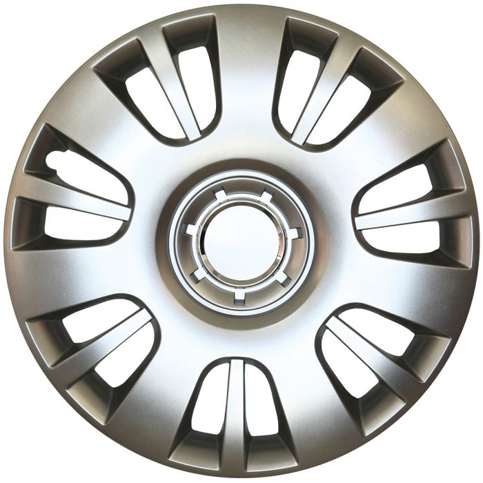 Set capace roti Opel Astra H, pe 16 inch, culoare Silver, 16-407