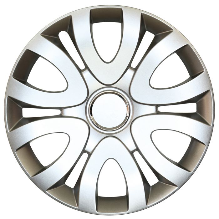Set capace roti Renault Clio, pe 15 inch, culoare Silver, 15-330