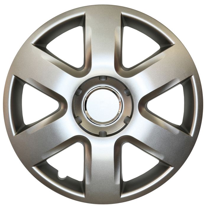 Set capace roti Renault Kangoo, pe 15 inch, culoare Silver, 15-337