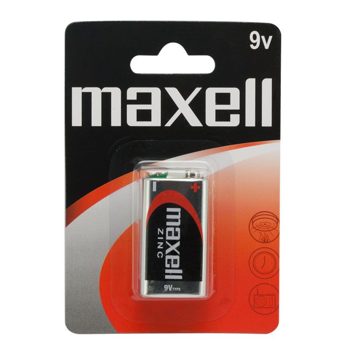 Baterie tip 9VE Maxell , 6F22zn , 9 V