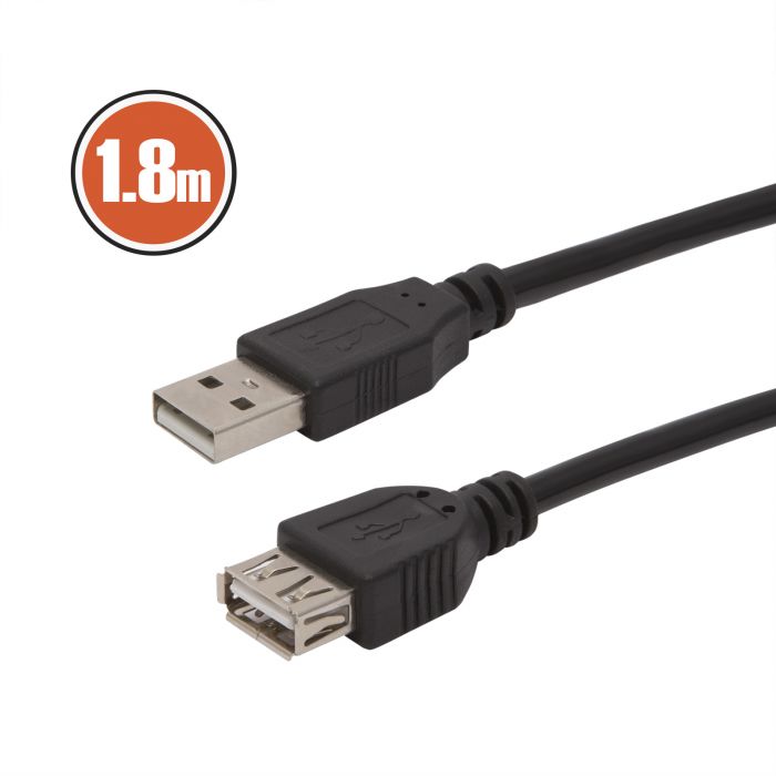 Prelungitor USB fisa A - soclu A 1,8 m