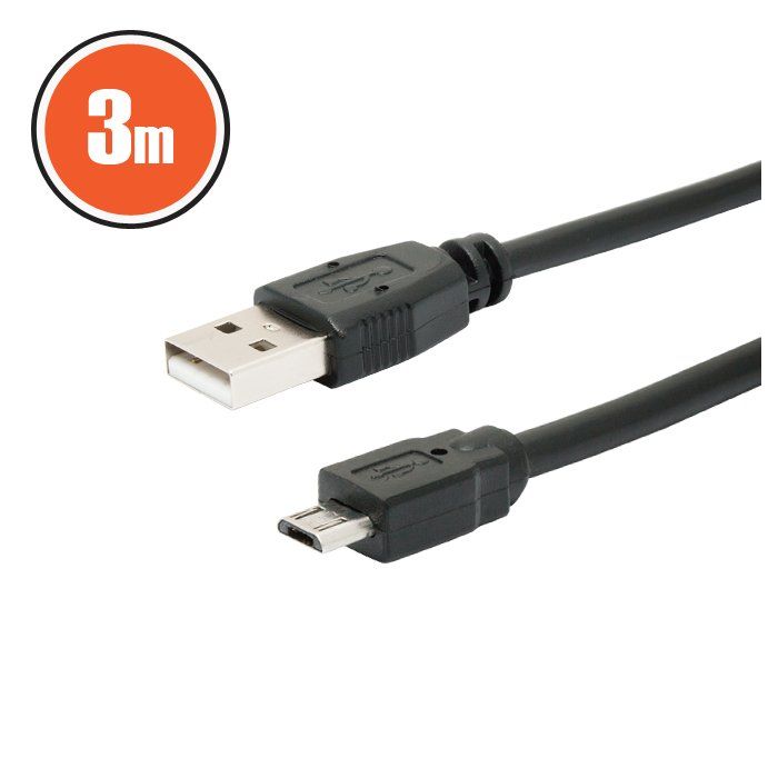 Cablu USB 2.0fisa A - fisa B (micro)3 m