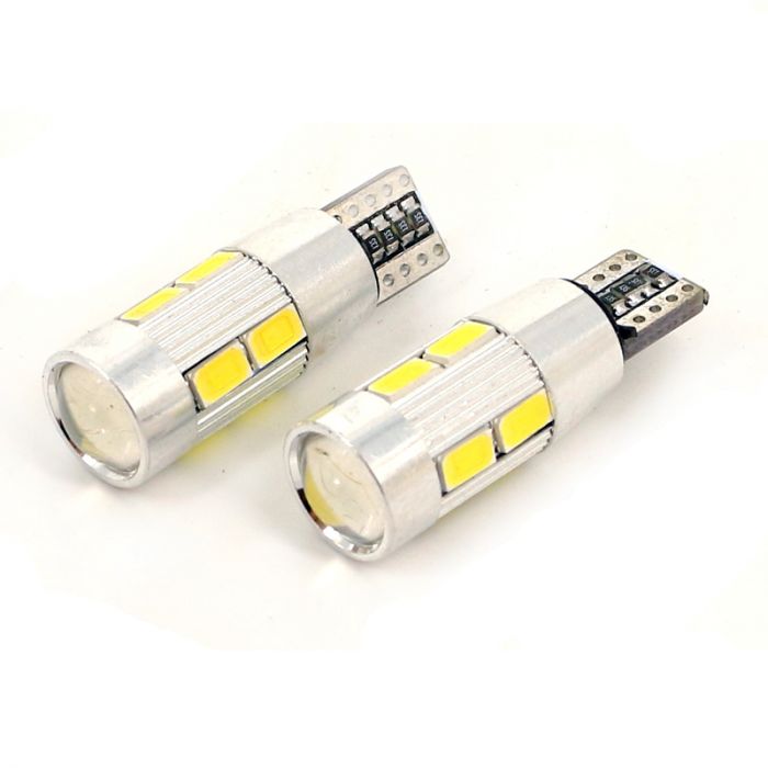 Bec de pozitie tip LED Canbus T10 W2.1x9.5 12V 3.5W,culoare alb 6000K , set 2 buc
