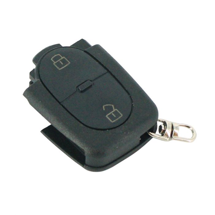 Carcasa cheie tip briceag Audi, partea superioara, cu model cu 2 butoane, pentru baterie CR1616, fara buton panica