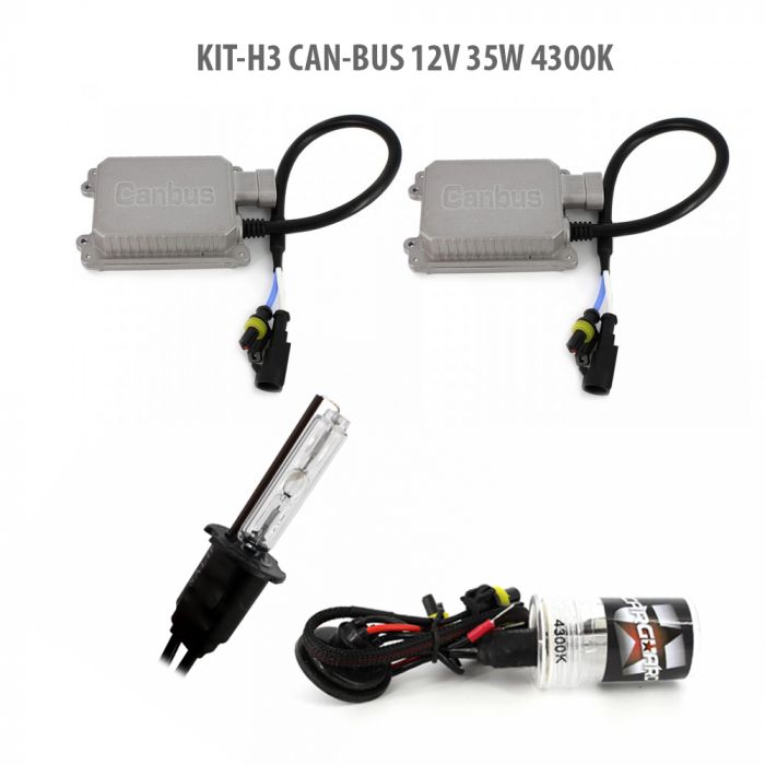 Kit HID xenon H3 Can-Bus 12V 35W 4300K