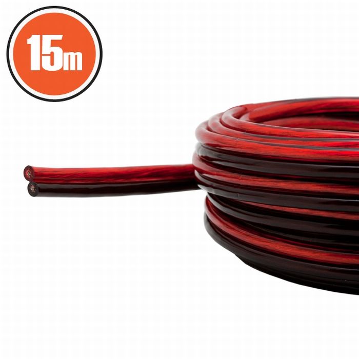 Cablu pentru difuzore 2x0,5mm² 15m