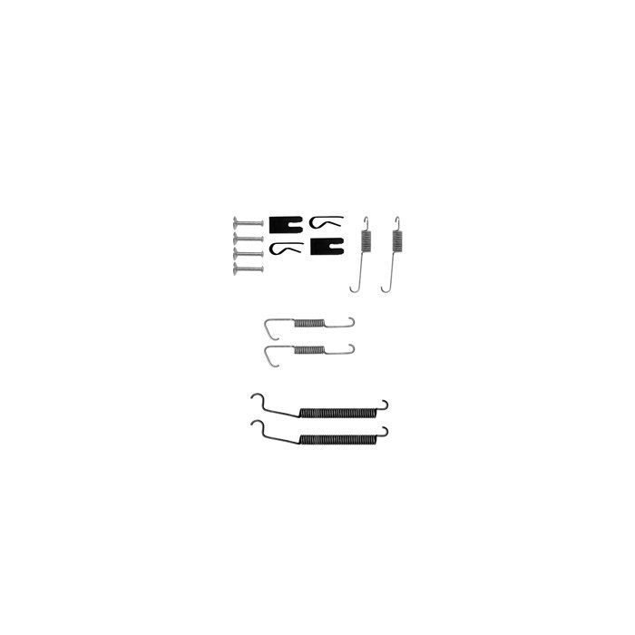 Set accesorii reparatie saboti frana Delphi LY1304, parte montare : Punte Spate