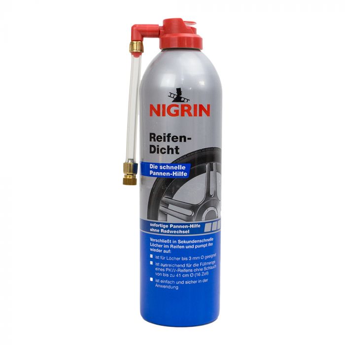 Spray umflat roti Nigrin cu aer comprimat si cauciuc lichid 500 ml