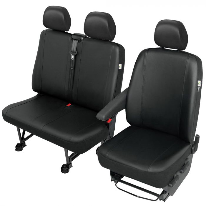 Huse scaune auto Practical pentru Renault Trafic 2001-2014, Opel Vivaro 2001-2014, Nissan Primastar, 2+1, set huse auto VAN