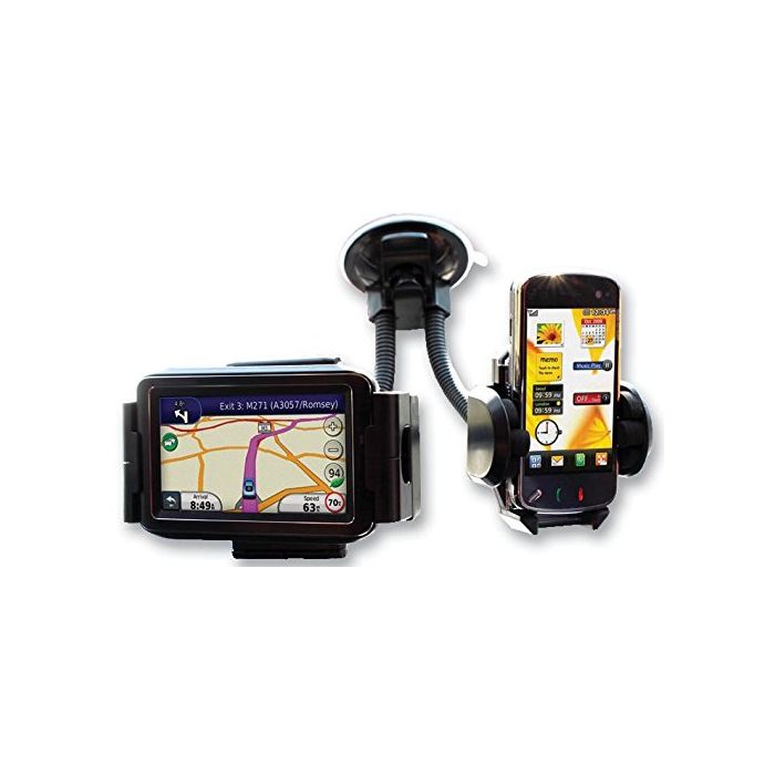 Suport auto pentru telefon dublu pentru telefon si GPS Streetwize