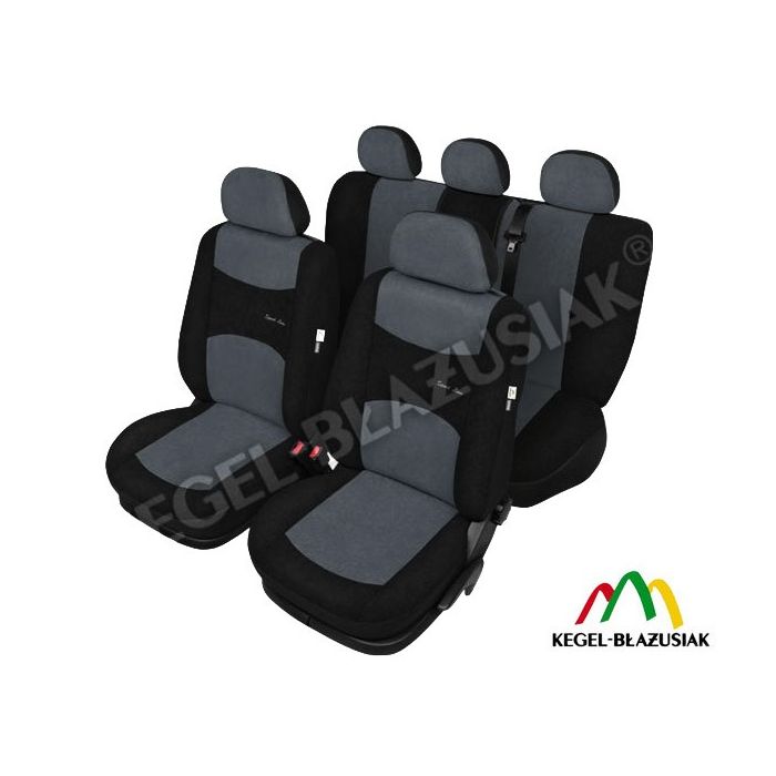 Set huse scaune auto SportLine Gri pentru Fiat Siena