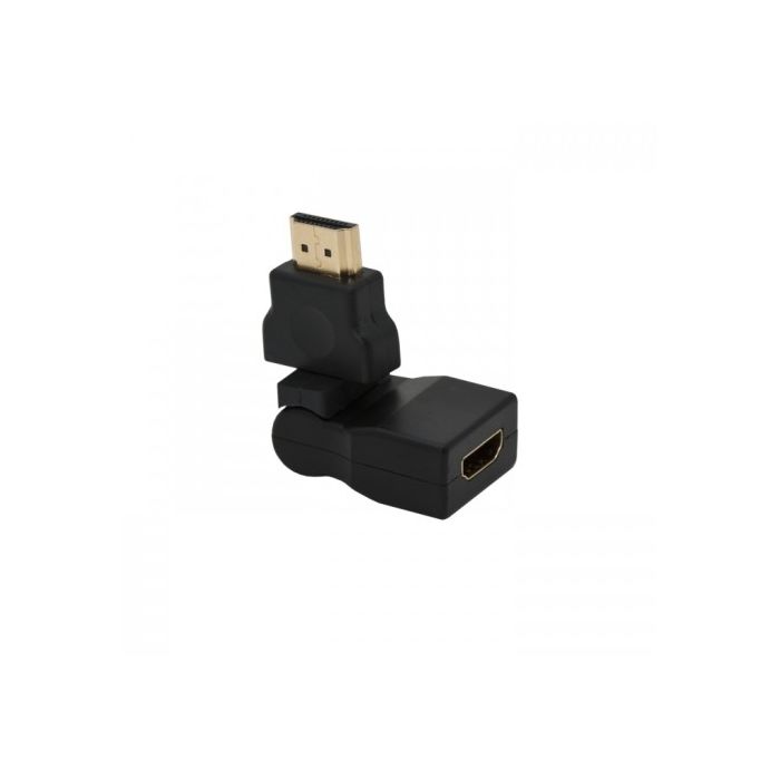 Adaptor HDMI - HDMI fisa – HDMI , reglabil prin rotire si unghi , placat cu aur