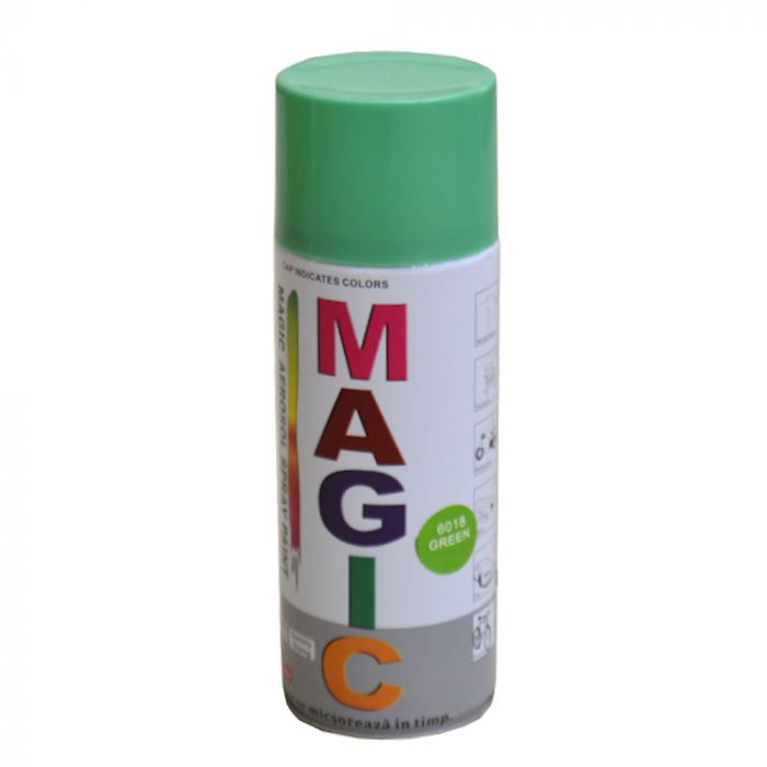 Spray vopsea MAGIC Verde 6018 400 ml
