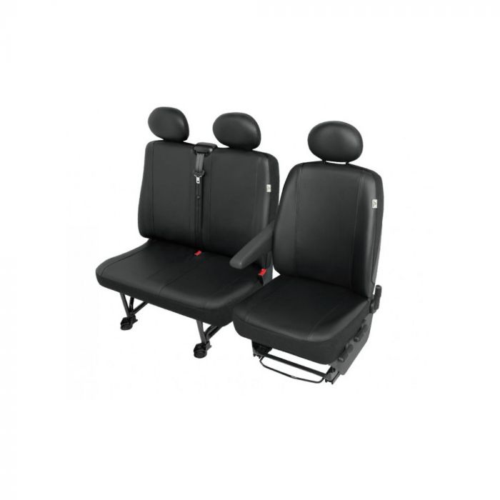 Huse scaune auto imitatie piele pentru Kia Pregio K-2500 husa scaun sofer si bancheta de 2 locuri + 3 huse tetiere