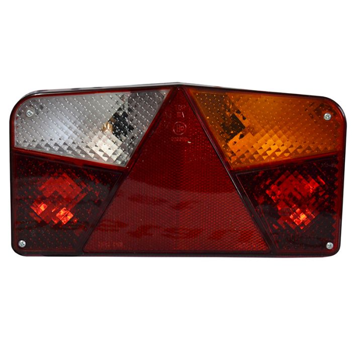 Stop spate lampa spate remorca universala BestAutoVest partea Dreapta 265x140x65mm 12 24V cu triunghi reflectorizant