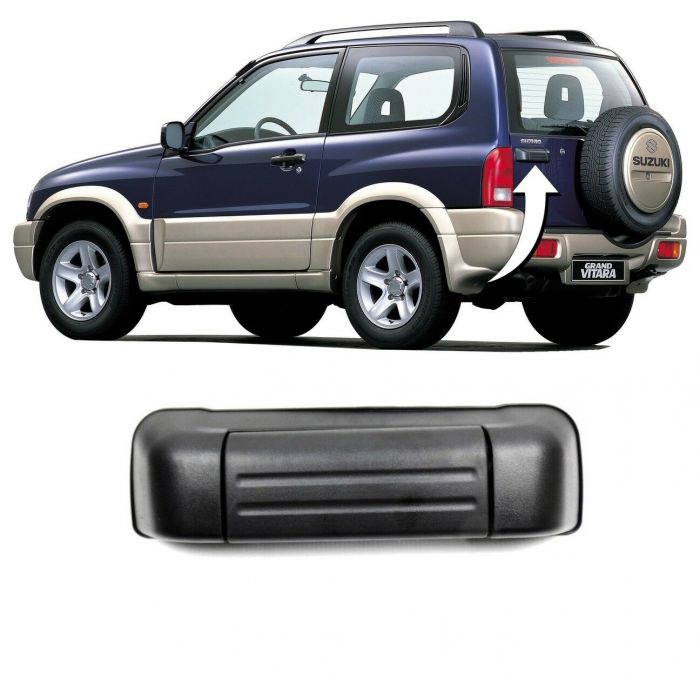 Maner usa exterior Suzuki Vitara Grand 09.1997-09.2005, negru, usa spate haion