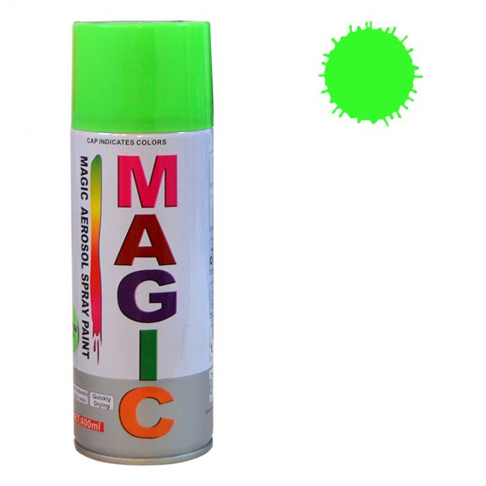 Spray vopsea MAGIC Verde Fluorescent