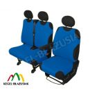 Huse scaune auto tip maieu pentru Renault Trafic , 2+1 locuri culoare Albastru