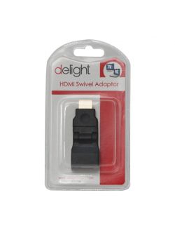 Adaptor HDMI - HDMI fisa – HDMI , reglabil prin rotire si unghi , placat cu aur