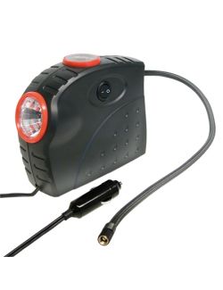 Compresor auto Carpoint compact 12V 10bar 150psi cu cablu de 3m si lanterna cu leduri