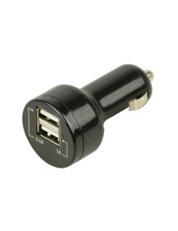 Incarcator auto Carpoint USB de la priza auto 12V 24V cu 2 iesiri 2 1A pentru Ipad si de 1A pt alte aplicatii