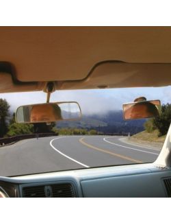 Oglinda retrovizoare interioara cu ventuza - 15 20 x 5 40 cm