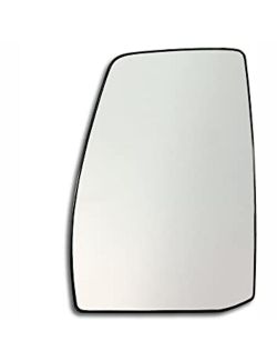 Geam oglinda exterioara cu suport fixare Ford Transit/Tourneo Custom, 03.2013-, partea Stanga, sticla convexa; geam cromat; superior, Aftermarket