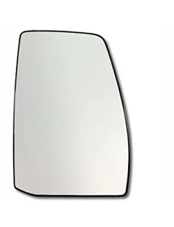 Geam oglinda exterioara cu suport fixare Ford Transit/Tourneo Custom, 03.2013-, partea Dreapta, sticla convexa; geam cromat; superior, Aftermarket