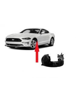 Carenaj roata Ford Mustang, 05.2018-, Motor Ecoboost, punte Fata, partea Stanga, polipropilena; cu burete insonorizant, Aftermarket