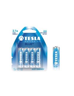 Baterie AA R06 1 5V 900 mAh Tesla Blue Zinc Carbon set 4 bucati