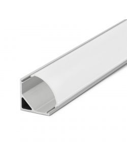 Profil din aluminiu pentru benzi LED 2000x16x16mm - rotunjit