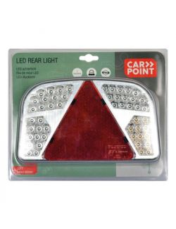 Lampa spate stop LED Carpoint 24x28x7 cm 10 30V 7 functii Stanga
