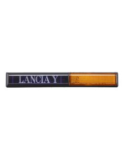 Lampa semnalizare laterala LANCIA Y (840A) 10.1995-12.2003, partea Dreapta, cu inscriptie Lancia Y, portocalie, cu suport bec, OEM/OES