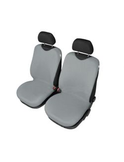 Set huse scaune fata tip maieu pentru Hyundai ix20, Gri deschis, 2 bucati