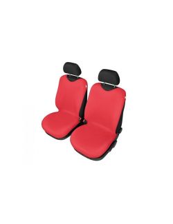 Set huse scaune fata tip maieu pentru Audi A1, culoare Rosu, 2 bucati