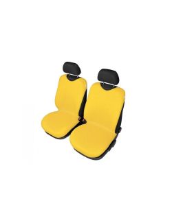Set huse scaune fata tip maieu pentru Opel Astra F, culoare Galben, 2 bucati