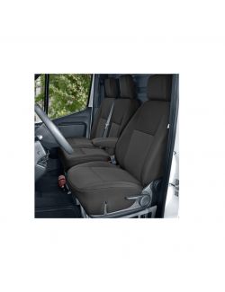 Set huse scaune auto Kegel Tailor Made pentru Mercedes Sprinter W907 dupa 2018 ptr scaun sofer pasager 2 locuri sezut rabatabil bancheta pasager