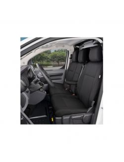 Set huse scaune auto Kegel Tailor Made Van DV1 DV1 pentru Peugeot Expert 3 Traveller Citroen Jumpy dupa 2016 Opel Vivaro C Zafira Life dupa 2019 Toyota ProAce 2 ProAce Verso 2 dupa 2016 ptr scaun sofer bancheta pasager 2 locuri cu masuta 1 2