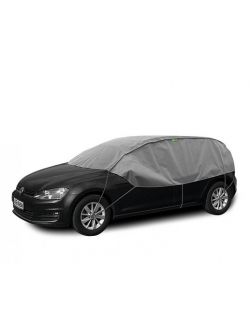 Semi Prelata auto, husa exterioara Seat Ibiza, pentru protectie impotriva inghetului si soarelui, marime M-L Hatchback Combi, lungime 275-295cm, model Winter Optimal