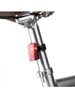 Set lumini bicicleta LED Axa GreenLine 15 , 15 Lux, incarcare USB, lumina fata si lumina spate