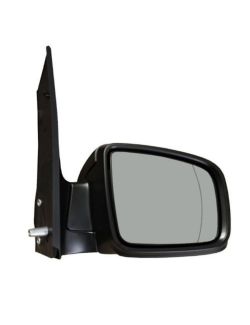 Oglinda exterioara Mercedes Vito/ Viano (W639) 10.2010- partea dreapta View Max crom asferica carcasa neagra reglare manuala fara incalzire