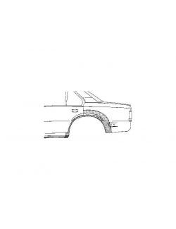 Segment reparatie aripa spate Opel Ascona 81- Partea Dreapta, Spate, 5 usi