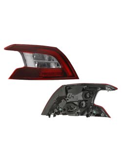 Stop spate lampa Peugeot 308 2013- partea stanga exterior cu lumina de mers inapoi si cu suport becuri AL (Automotive Lighting)