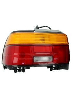 Stop spate lampa Toyota Corolla (E10), 06.1991-08.1998, Sedan, Partea Stanga, carcasa neagra; cu locas bec; Omologare: ECE, DEPO