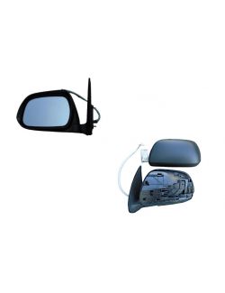 Oglinda exterioara Toyota Hilux N70 01 2012 partea Stanga culoare sticla crom sticla convexa cu carcasa neagra ajustare electrica 81P1515E