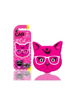 Odorizant auto pentru oglinda AROMA CAT Pink Blossom Polimer